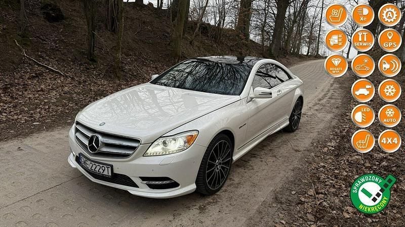Biały Używany 2012 Mercedes CL55 AMG AMG Coupe | 98 500 zł - Obraz 1/4