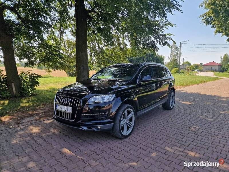 Czarny Używany 2014 Audi Q7 S-Line SUV | 69 000 zł - Obraz 1/4