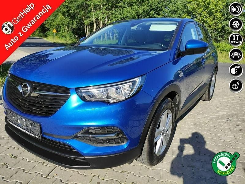 Niebieski (metalik, perła) Używany 2018 Opel Grandland X SUV | 56 900 zł (Dość drogi) - Obraz 1/4