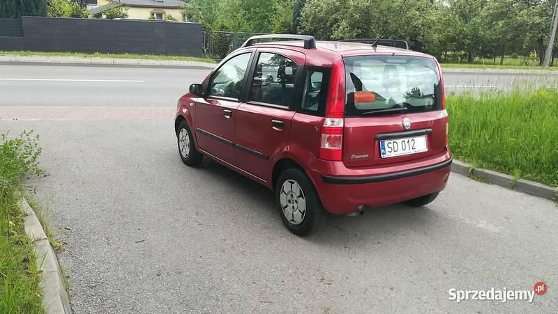 Używany Fiat Panda 2005 Bordowy Hatchback