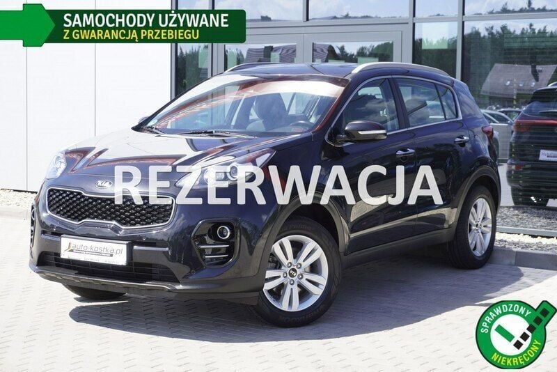 Czarny Używany 2016 Kia Sportage SUV | 72 999 zł (Dość drogi) - Obraz 1/3
