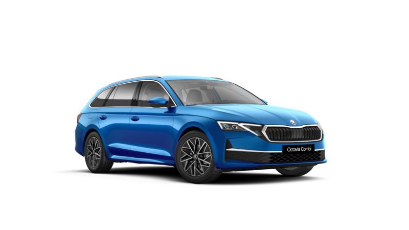 Błękit race metalizowany Nowe 2025 Skoda Octavia Selection Kombi | 169 450 zł (Dość drogi) - Obraz 1/4