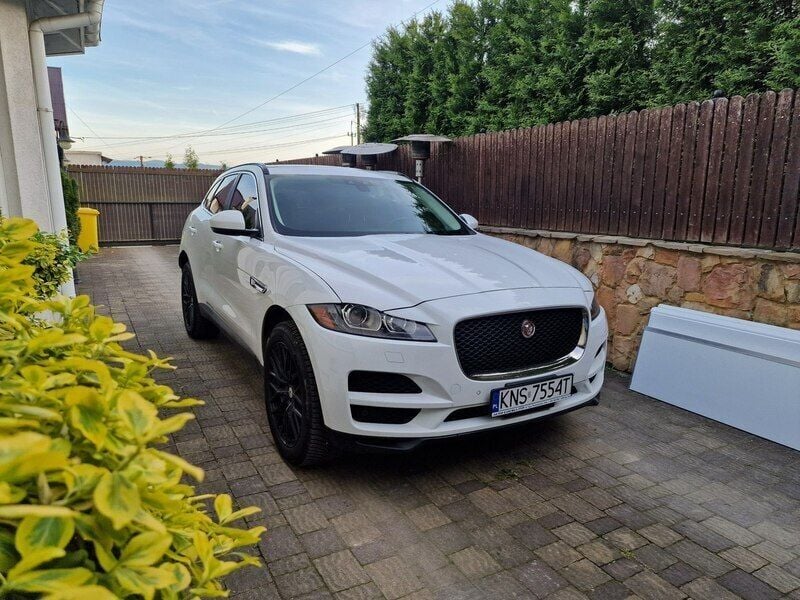 Biały Używany 2019 Jaguar F-Pace SUV | 97 900 zł (Uczciwa cena) - Obraz 1/4