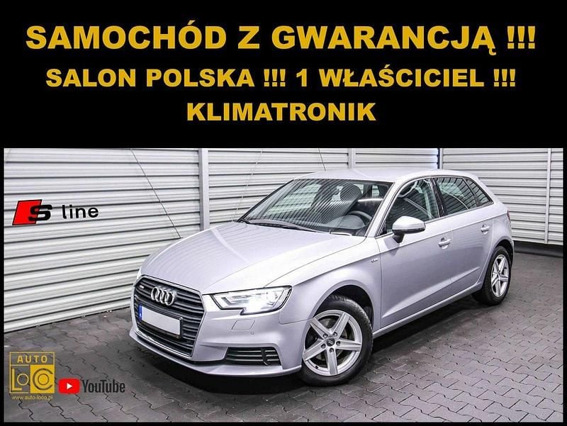 Srebrny (metalik) Używany 2016 Audi A3 Kombi | 43 811 zł (Super Cena) - Obraz 1/4