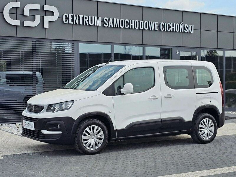 Biały Używany 2019 Peugeot Rifter Minivan | 39 900 zł (Uczciwa cena) - Obraz 1/4