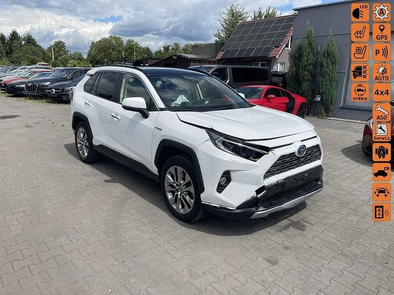 Biały Używany 2022 Toyota RAV4 Hybrid SUV | 92 900 zł - Obraz 1/4