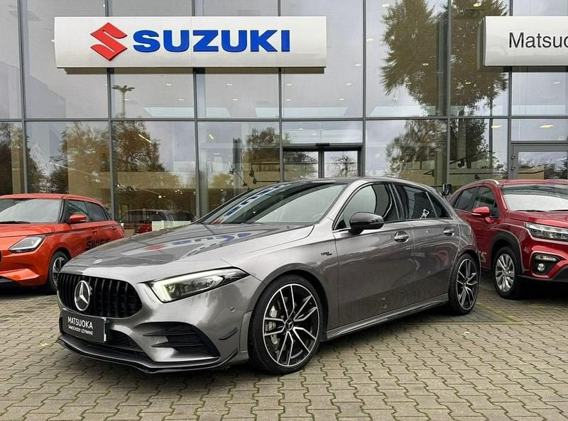 Grafitowy Używany 2022 Mercedes A35 AMG AMG Hatchback | 149 900 zł - Obraz 1/4
