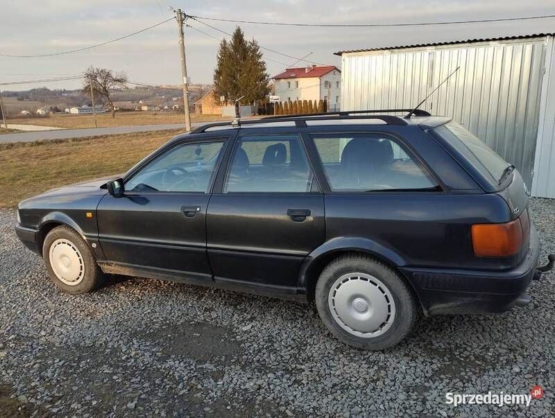 Czarny Używany 1994 Audi 80 Kombi | 3500 zł - Obraz 1/4