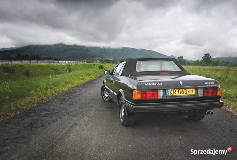 Używany Maserati Biturbo 1987 Czarny Kabriolet