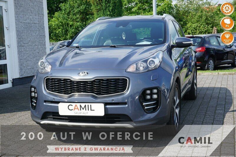 Szary Używany 2017 Kia Sportage 2 SUV | 61 000 zł - Obraz 1/3