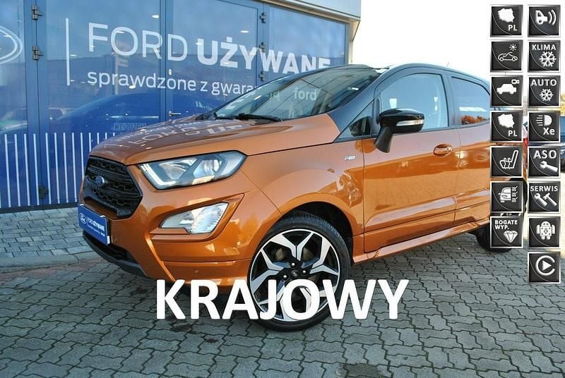 Pomarańczowy Używany 2018 Ford Ecosport ST-Line SUV | 54 900 zł (Drogi) - Obraz 1/4