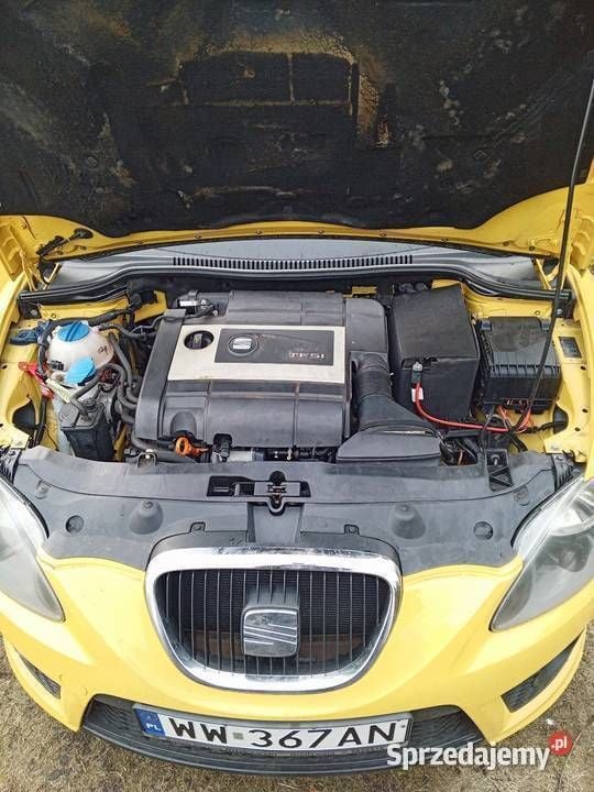 Żółty Używany 2007 Seat Leon FR Hatchback | 21 500 zł (Uczciwa cena) - Obraz 1/4