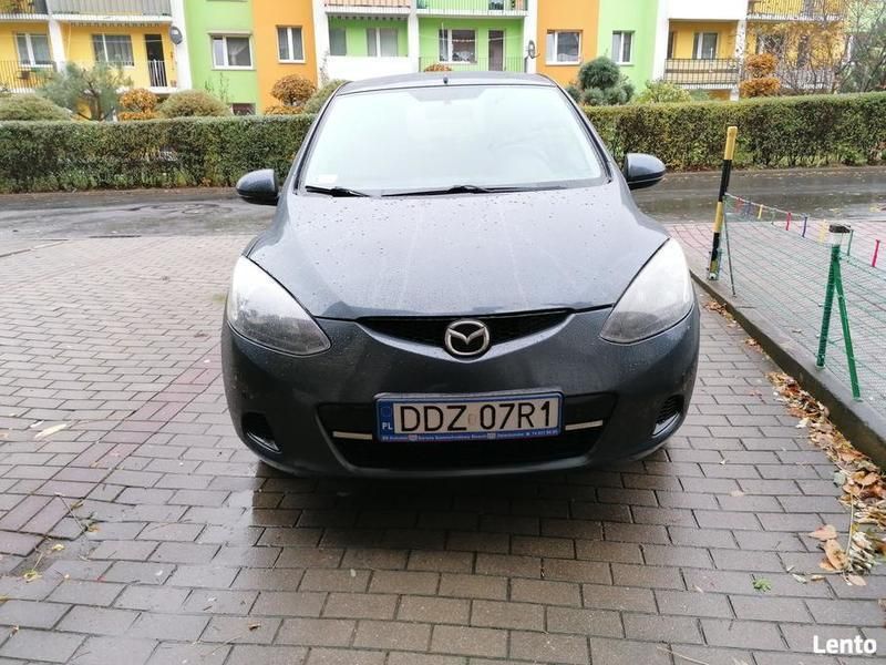 Szary Używany 2008 Mazda 2 Hatchback | 16 500 zł - Obraz 1/4
