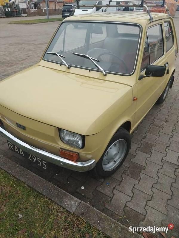 Żółty Używany 1977 Fiat 126 Hatchback | 55 000 zł - Obraz 1/3