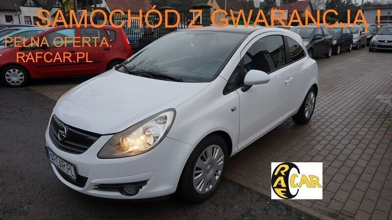 Biały Używany 2009 Opel Corsa Hatchback | 13 999 zł (Dość drogi) - Obraz 1/4