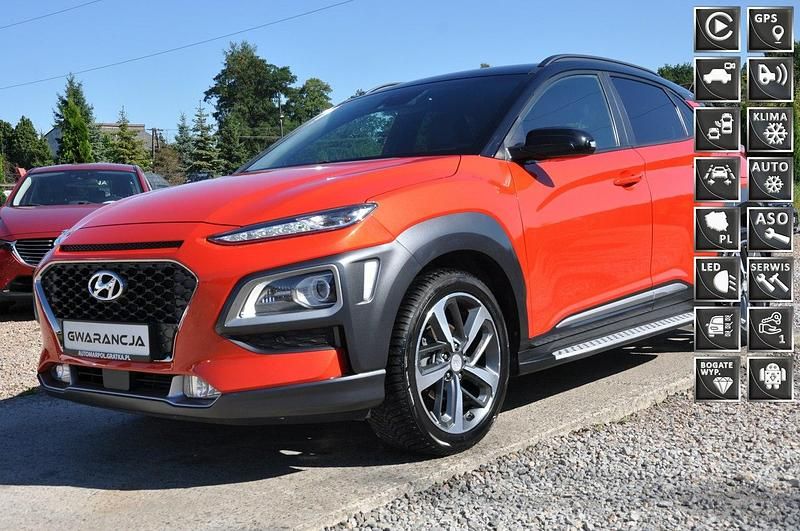 Pomarańczowy Używany 2019 Hyundai Kona SUV | 54 800 zł (Uczciwa cena) - Obraz 1/4
