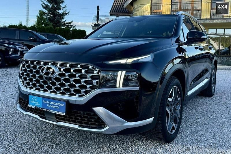 Czarny Używany 2021 Hyundai Santa Fe SUV | 135 900 zł - Obraz 1/4