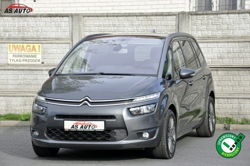 Grafitowy Używany 2014 Citroën Grand C4 Picasso Exclusive Minivan | 37 900 zł (Dość drogi) - Obraz 1/4