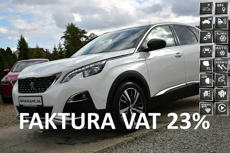 Biały (metalik, perła) Używany 2020 Peugeot 3008 GT-line SUV | 74 800 zł (Uczciwa cena) - Obraz 1/4