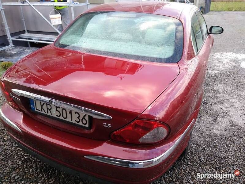 Używany Jaguar X-type 2002 Bordowy Sedan/Limuzyna
