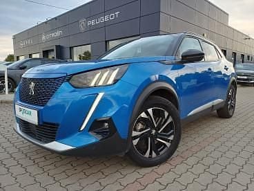 Niebieski Używany 2022 Peugeot e-2008 GT SUV | 88 990 zł - Obraz 1/4