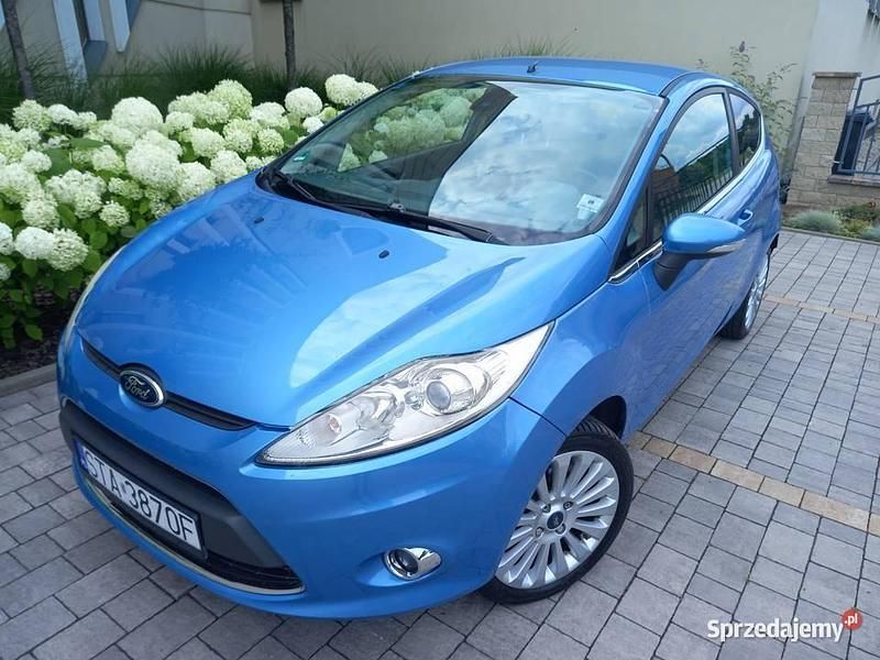 Niebieski Używany 2009 Ford Fiesta Hatchback | 16 900 zł - Obraz 1/4