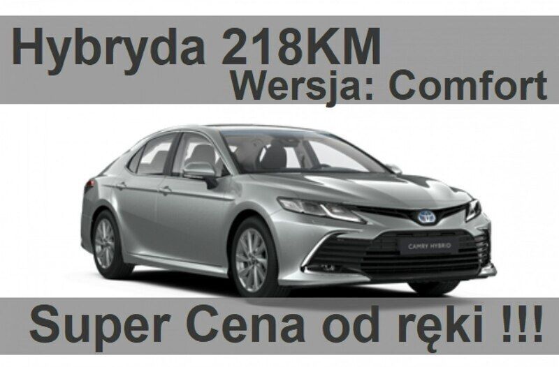 Srebrny (metalik) Używany 2023 Toyota Camry Comfort Sedan/Limuzyna | 160 194 zł (Dość drogi) - Obraz 1/3