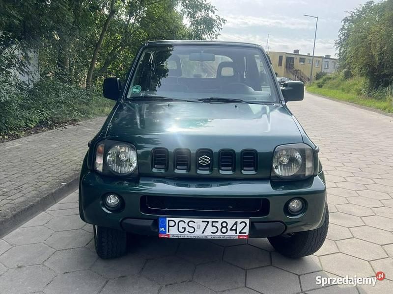 Zielony Używany 2003 Suzuki Jimny SUV | 17 999 zł (Uczciwa cena) - Obraz 1/4