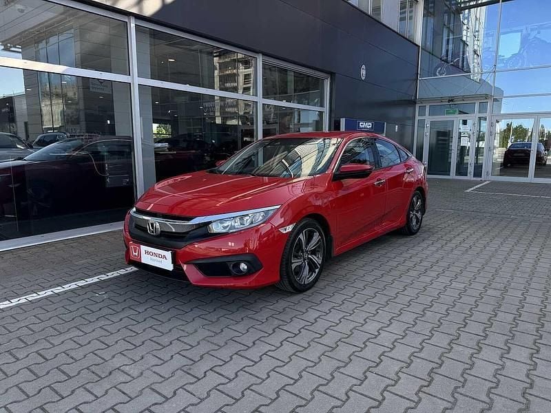Rally red Używany 2018 Honda Civic Elegance Sedan/Limuzyna | 77 700 zł (Uczciwa cena) - Obraz 1/4