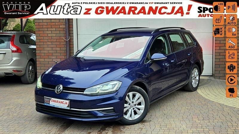 Niebieski Używany 2019 VW Golf VII Comfortline Kombi | 57 800 zł (Uczciwa cena) - Obraz 1/4