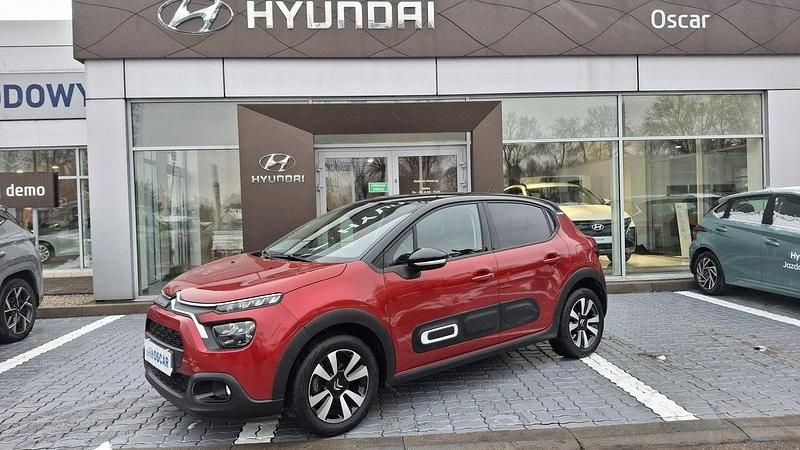 Czerwony (metalik) Używany 2021 Citroën C3 Hatchback | 46 700 zł (Uczciwa cena) - Obraz 1/4