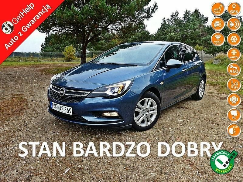 Niebieski Używany 2015 Opel Astra Elite Hatchback | 31 990 zł (Uczciwa cena) - Obraz 1/4