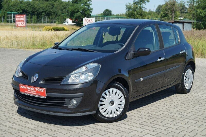 Czarny (metalik) Używany 2008 Renault Clio II Hatchback | 14 800 zł (Dość drogi) - Obraz 1/4