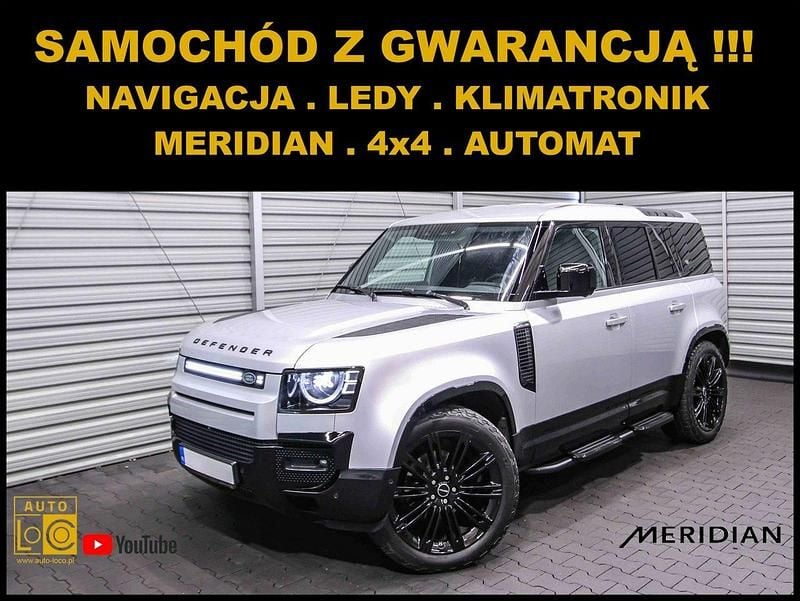 Srebrny (metalik) Używany 2021 Land Rover Defender SUV | 158 085 zł - Obraz 1/4