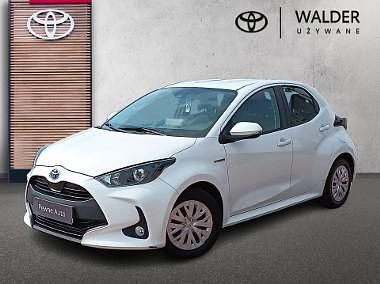 Biały Używany 2021 Toyota Yaris Hybrid Comfort Hatchback | 67 900 zł (Dobra cena) - Obraz 1/4