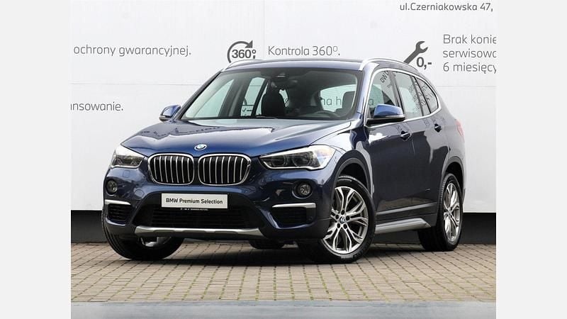 Mediterranblue metallic metalizowany Używany 2017 BMW X1 Performance SUV | 84 900 zł (Uczciwa cena) - Obraz 1/3