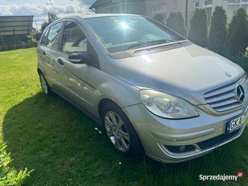 Szary Używany 2008 Mercedes B180 Minivan | 10 000 zł - Obraz 1/4