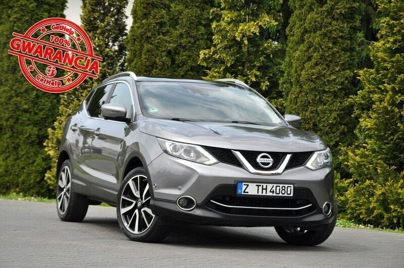 Szary Używany 2015 Nissan Qashqai SUV | 42 900 zł (Dobra cena) - Obraz 1/4