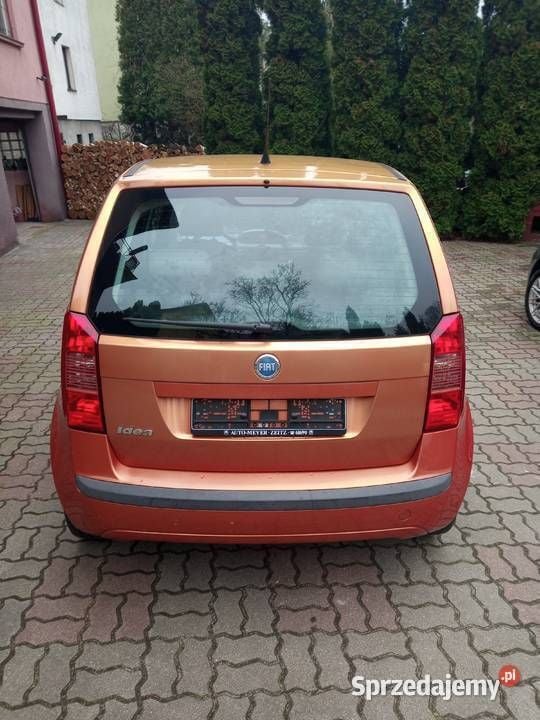 Używany Fiat Idea Dynamic 95 KM (69 kW) 2006 Złoty Minivan