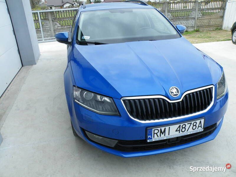 Używany Skoda Octavia Style 184 KM (135 kW) 2016 Niebieski Sedan/Limuzyna