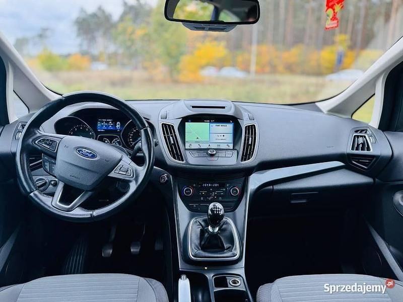 Niebieski Używany 2018 Ford C-MAX Titanium Minivan | 33 800 zł (Uczciwa cena) - Obraz 1/4