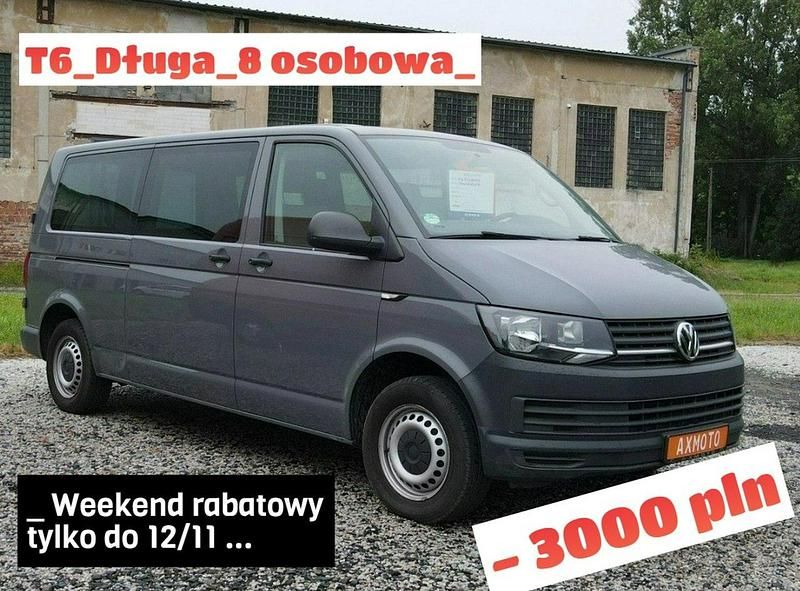 Szary Używany 2016 VW T6 Van | 65 174 zł (Uczciwa cena) - Obraz 1/4