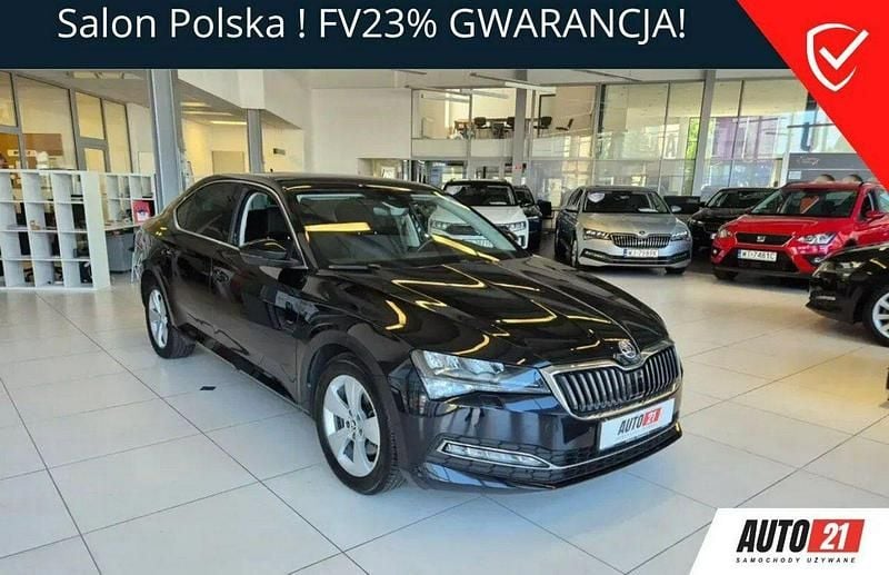 Czarny Używany 2022 Skoda Superb Sedan/Limuzyna | 86 900 zł (Dobra cena) - Obraz 1/4