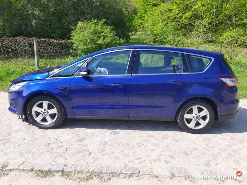 Granatowy Używany 2016 Ford S-MAX S Minivan | 29 500 zł - Obraz 1/4
