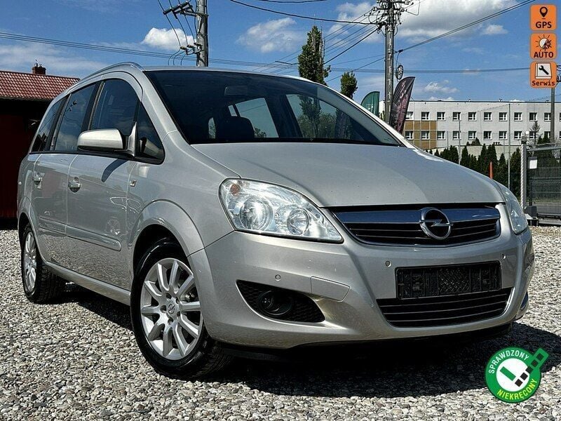 Szary Używany 2008 Opel Zafira Minivan | 11 900 zł (Uczciwa cena) - Obraz 1/4