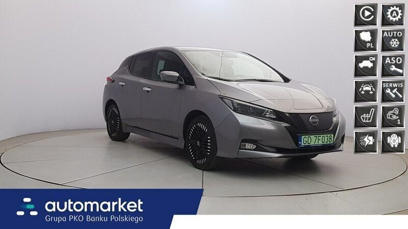 Szary Używany 2022 Nissan Leaf N-Connecta Hatchback | 73 800 zł (Uczciwa cena) - Obraz 1/4