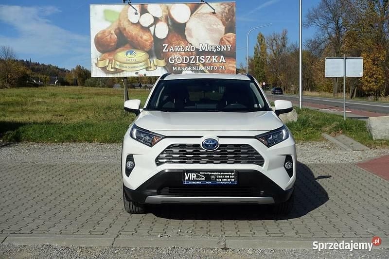 Biały Używany 2021 Toyota RAV4 Hybrid SUV | 125 800 zł (Dobra cena) - Obraz 1/4