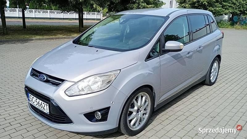 Szary Używany 2011 Ford Grand C-Max Minivan | 17 900 zł (Dobra cena) - Obraz 1/4