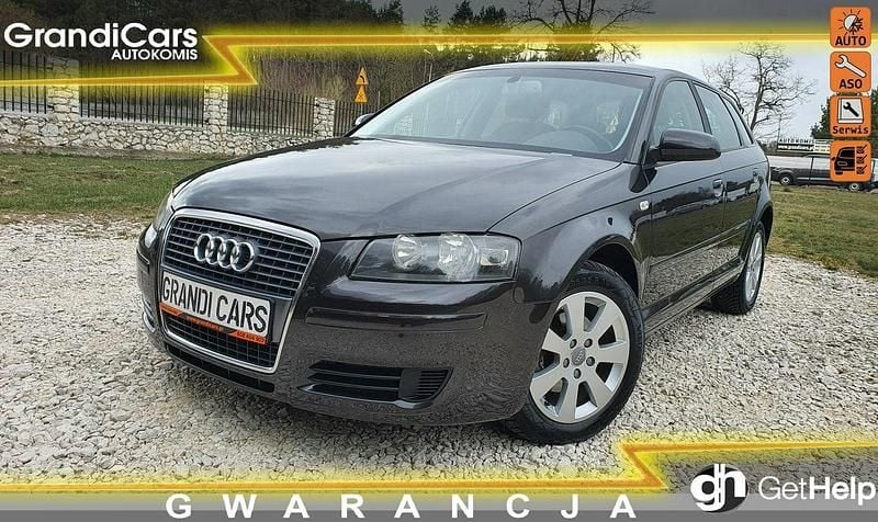 Brązowy (metalik) Używany 2007 Audi A3 Hatchback | 18 900 zł (Uczciwa cena) - Obraz 1/4
