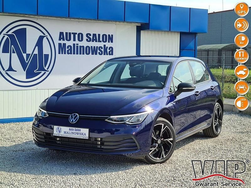 Niebieski ciemny (metalik) Używany 2020 VW Golf VII Hatchback | 79 900 zł (Drogi) - Obraz 1/4